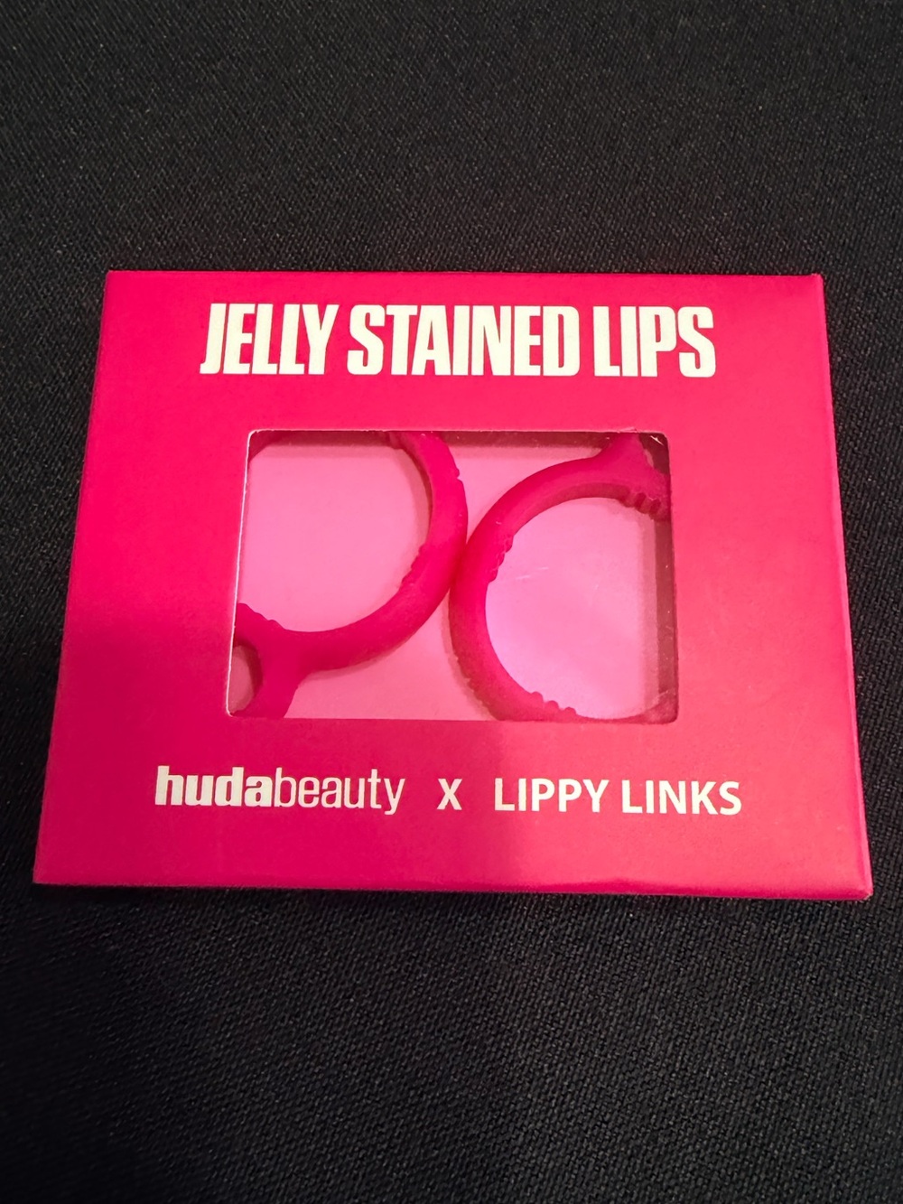 huda beauty Jelly Stained Lips Lippy Links - Holds Lip Product and Lip Liner New